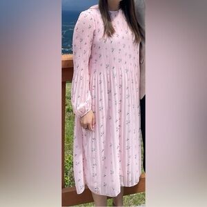 Wilfred Pink Floral Dress